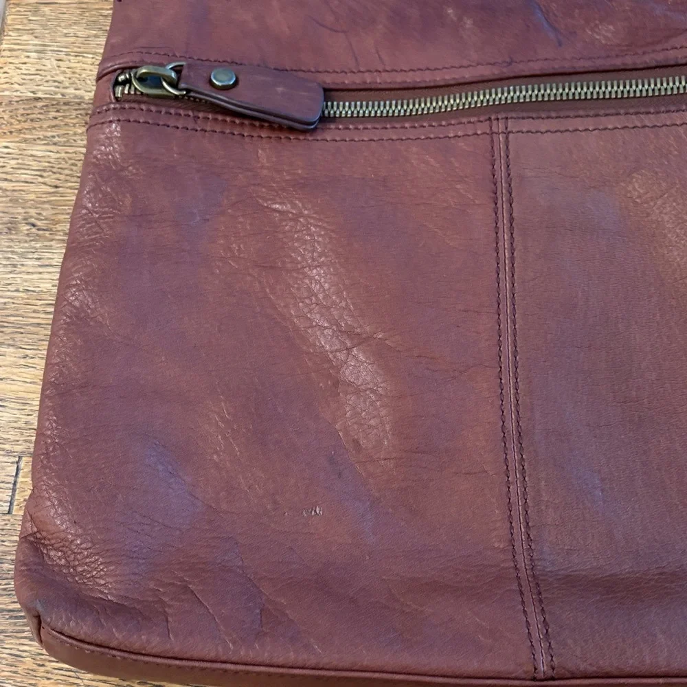 Margot Leather Crossbody in Cognac. Super Soft!